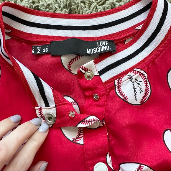 Love Moschino baseball short sleeve mini dress Size US 2. - Picture 6 of 9